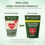 Hyper10+ Blood Pressure Support Supplement | Promotes Cardiovascular Health and Blood Vessel Dilation | Supports Healthy Blood Pressure