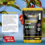 Berberine 15000mg 120 Capsules - High Potency Vegan Supplement | Supports Immune Health, Glucose Metabolism & Heart Function | Made in The UK by PROELITE