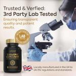 Advanced Turmeric and Black Pepper Capsules 4030mg Made in The UK | ONE per Day Turmeric Supplement with Ginger & Black Pepper | 60 High Strength Tumeric Curcumin Capsules for Joints | 2 Month Supply