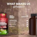 ORZAX Korean Panax Ginseng Capsules with 30% Ginsenosides for Performance & Energy Supplements for Women and Men - Red Ginseng for Enhanced Focus (120 Veg Capsules)