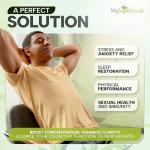 Ashwagandha KSM-66 Capsules | Max Strength 7200mg per Capsule | Up to 400% Higher Potency | Stress & Anxiety Relief, Improved Endurance & Better Sleep | Organic & Vegan | MySuperfoods