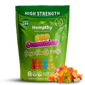 Sugar Free CBD Gummies 1000mg - 20mg x 50 - CBD Gummy Bears, THC Free, CBD Edible Gummies for Adults (HIGH Strength)