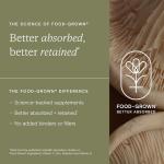 WILD NUTRITION Food-Grown® Magnesium Supplements | Naturally Sourced Pure Magnesium for Sleep, to Support Muscle Recovery and Healthy Bones | 60 Capsules