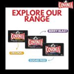 Covonia Double Impact Cough Drops Berry Blast , Powerful Menthol Vapours , Suitable for Vegetarians , Alcohol Free Cough Drops , 51g