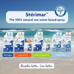 Sterimar Congestion Relief, Nasal Spray, With Copper Hypertonic, 100% Natural Sea Water, Free from Steroids, Drugs & Preservatives, For Adults & Children 3+, 100 ml