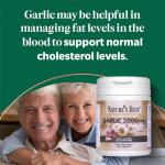 Nature's Best Garlic Tablets 3000mg - High Strength & Rich in Allicin - Taste Controlled & Odthisless - Equivalent to 3000mg of Fresh Garlic - UK Made - 180 Tablets (6 Months' Supply)