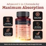 CoQ10 300mg – High Strength Co Enzyme Q10 Supplement with Vitamin C & Black Pepper for Better Absorption – 180 Tablets (2 x 90) – 6 Month Supply – Energy & Heart Health Support