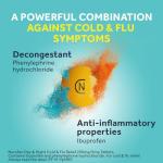 Nurofen Day & Night Cold & Flu Relief 200mg/5mg Tablets Ibuprofen, Pack Of 16