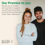 Nutriburst 300mg Ashwagandha + Vitamin B5 & Iodine - Herbal Adaptogen Reduce Tiredness & Fatigue, Supports Mental Performance - Vegan, Sugar Free Supplement - 60 Gummies - 1 Month Supply