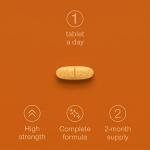 Multivitamin Tablets for Men & Women - Multivitamins and Minerals with Omega 3 - Adult Multi Vitamins Supplements with 100% Daily of Zinc, Iron, Vitamin D, C, B12 & 26 Nutrients - 60 Tablets One a Day