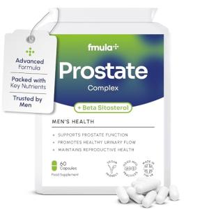 Prostate Health Complex – Prostate Supplement for Men UK – Natural Prostate Support with Pumpkin Seed, Lycopene, Zinc & Selenium – Supports Urinary Flow & Bladder Control – Vegan 60 Capsules