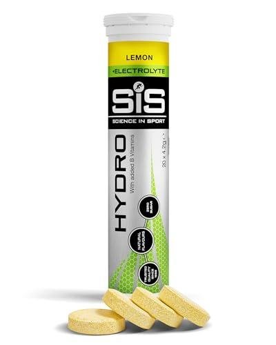 Science in Sport Hydro Electrolyte Tablets 20 pcs. Lemon – Vegan & Gluten-Free, Ideal to Promote Hydration and Maintain Electrolytes Balance (Packaging May Vary)