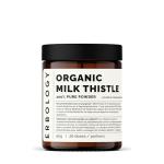 Erbology Organic Milk Thistle Powder 90g - 30 Servings - 180mg Silymarin per Serving - Body Cleansing - Cold-Pressed from 100% Milk Thistle Seeds - Sustainably Sourced in Europe - Vegan - GMO-Free