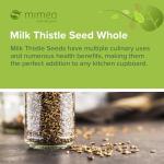 Mimea Milk Thistle Seeds Whole | 1kg | Quality Ingredients | Natural | No Additives | Liver Support