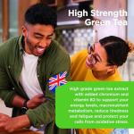 Healthspan High Strength Green Tea (90 Tablets) | with Chromium & Vitamin B2 to Maintain Normal Blood Glucose Levels | Protect Cells from Oxidative Stress | Vegan