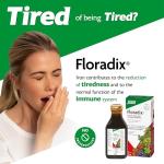 Floradix Liquid Iron & Vitamin Supplement 500ml. Contributes to The Reduction of Tiredness. No preservatives. Suitable for Women, Children 3+, During Pregnancy and Vegetarians.
