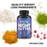 Night Cutter Fat Burner Tablets Fast Weight Loss Tabs Non-Stimulant Lose Weight Management Quick Pills - UK Made (60)