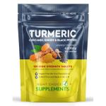 Turmeric, Ginger & Black Pepper 4000 mg Tablets (per Serving), High Strength Curcumin Supplements, Vegan and Gluten Free, UK Made, 120 Count