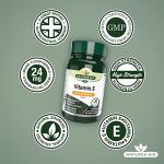 Natures Aid Vitamin E 400iu – Supports Skin, Heart & Immune Health - Natural Source – High Strength Antioxidant – Non-GMO, Gluten-Free – 60 Softgel Capsules