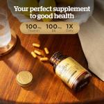 Solgar Vitamin B-Complex "100" Extra High Potency Vegetable Capsules - Pack of 100 - Supports Mental Performance and Reduces Fatigue - Vegan