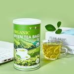Organic Green Tea Bags| 70 Count VitalForest Unbleached Chinese Green Tea Packets| Natural Premium Real China Herbal Green Leaves Tea