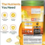 Vitamin D 4,000 IU Softgels, Maximum Strength Vitamin D3 Supplement, 365 Easy to Swallow Softgels (Not Tablets) - Full Year Supply