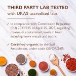 Sevenhills Wholefoods Organic Turmeric Powder 500g, Premium Spice for use in Drinks, curries and savoury Dishes, Curcumin