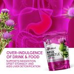 Milk Thistle Tablets - 80% Silymarin High Strength 2000mg 120 Tablets