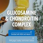 Glucosamine and Chondroitin High Strength Complex with MSM, Vitamin C, Ginger, Rosehip & Turmeric - 120 Premium Capsules Joint Care Supplements Made in The UK by Incite Nutrition