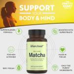Green Tea Extract Capsules - Organic Matcha Green Tea Tablets - Boosted with Turmeric, Acerola Cherry & Black Pepper - 1360MG Complex - Green Tea Supplement - 60 Capsules - UK Made