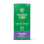 Vitality CBD Drops, Spray in MCT Oil 2400 mg, Berry, 30 ml, NO THC