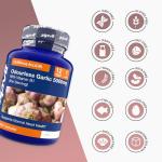 Zipvit Odourless Garlic Capsules 5000mg with Vitamin B1, Supports Heart Health, 10mg 500:1 Garlic Extract, 360 Capsules, 12 Months Supply,