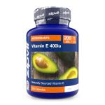 Zipvit Vitamin E Capsules 400IU, Natural D-Alpha Tocopherol, Supports Cell Protection from Oxidative Stress, 200 Capsules, Vitamin E Supplement