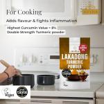 Ausha Lakadong Turmeric Root Powder 500g - 8-9% Curcumin - 1* GREAT TASTE AWARD 2025 - Joint pain relief - Use in Cooking, Turmeric Latte Powder, Tea - GREAT TASTE PRODUCER