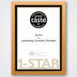 Ausha Lakadong Turmeric Root Powder 500g - 8-9% Curcumin - 1* GREAT TASTE AWARD 2025 - Joint pain relief - Use in Cooking, Turmeric Latte Powder, Tea - GREAT TASTE PRODUCER