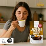 Ausha Lakadong Turmeric Root Powder 500g - 8-9% Curcumin - 1* GREAT TASTE AWARD 2025 - Joint pain relief - Use in Cooking, Turmeric Latte Powder, Tea - GREAT TASTE PRODUCER