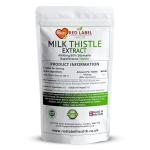 Red Label Health Milk Thistle 365 Tablets 4000mg High Strength Silymarin Extract Vegan Made in The UK