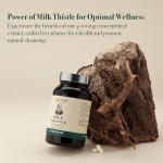 Napiers Milk Thistle High Strength - 4000mg per Capsule with Concentrated Silymarin 80% - Liver Cleanse & Detox - 90 Vegan Capsules (3 Months Supply)