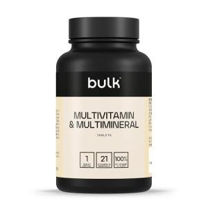 Bulk Multivitamin and Multimineral One a Day Tablets, With 21 Vitamins and Minerals, 90 Tablets, 90 Servings, Packaging May Vary