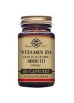 Solgar Vitamin D3 4000 IU (100 µg) Vegetable Capsules - 60 Count (Pack of 1) - Cholecalciferol - Keeps Bones and Teeth Healthy - Supports Muscle Function & Immunity - Vegetarian