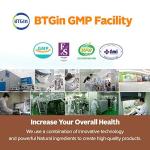 BTGIN Saponin Hanppuri Everyday Korean Red Panax Ginseng Extract Stick - 3000mg High Potency Liquid Supplement - Caffeine Free Energy & Immune Support - 30 Packets