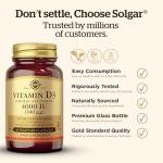 Solgar Vitamin D3 4000 IU (100 µg) Vegetable Capsules - 60 Count (Pack of 1) - Cholecalciferol - Keeps Bones and Teeth Healthy - Supports Muscle Function & Immunity - Vegetarian