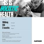 Numan Testosterone Pro - Maca Root, Tribulus Terrestris, Zinc, Ginseng - Testosterone Supplements for Men, Essential Vitamins & Minerals - 1100mg per Serving - 120 Capsules