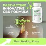 Reakiro Forte Fast-Acting CBD Soft Capsules 1200mg, 60pcs with BioForte Plus | 20mg Cannabidiol per Capsule | High Strength CBD Capsules | CBD Oil for Sleep, Stress & Anxiety Relief | CBD Edibles