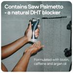 Sons Hair Growth Shampoo for Men. DHT Blocker. Thickening Formula Promotes Strong & Thick Regrowth. Contains Saw Palmetto, Argan Oil, Caffeine, & Rosemary. 3 Month Supply. Made in Europe.