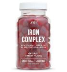 Iron 28mg Gummies with Vitamin C, Niacin, Vitamin B6, B5, B12, Folic Acid & Biotin – 60 Vegan Gummies – Tapioca Base – Cherry Flavour – by Alpha01