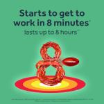 Nurofen Express Sodium Ibuprofen Caplets 256mg, 16 Count - Fast-Acting Relief for Period Pain, Headaches, Migraines, Cold & Flu Symptoms