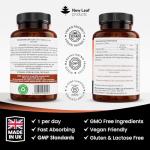 Vitamin B1 Thiamine Supplement 100mg (4 Months Value Supply) Thiamine Vitamin B1 High Strength – Heart Health, Healthy Nervous System, Immune Health, Energy Release Vegan, Gluten-Free, UK,120 Tablets