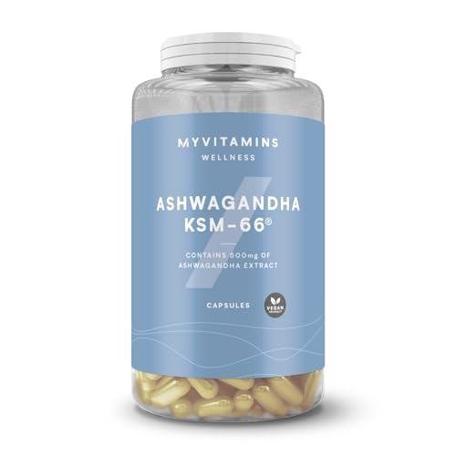 Myprotein Ashwagandha KSM-66 Capsules | 500mg Full-Spectrum Extract | Traditional Ayurvedic Herb for Wellness & Balance | 90 Vegan-Friendly Capsules | Supports Relaxation, Mood & Vitality