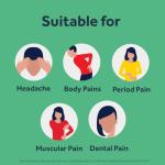 Nurofen Express Sodium Ibuprofen Caplets 256mg, 16 Count - Fast-Acting Relief for Period Pain, Headaches, Migraines, Cold & Flu Symptoms